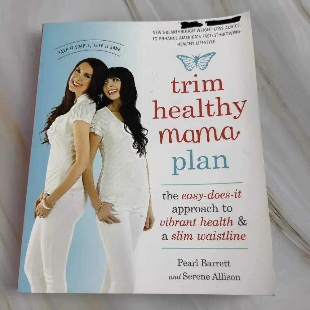 Trim Healthy Mama Plan Book THM Cookbook Pearl Barrett Serene Allison Lot of‎ 2